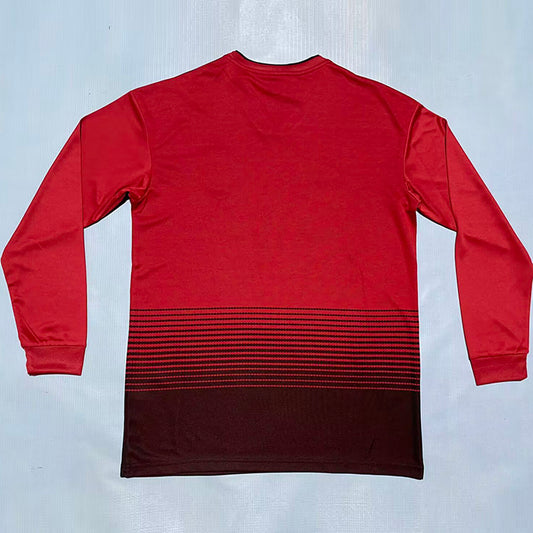 Manchester United Local Retro 2018 Manga larga