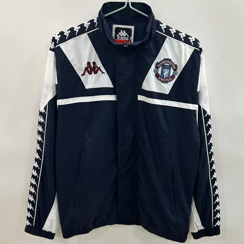 Manchester United Retro Retro 1967 Cortavientos Black Windbreaker