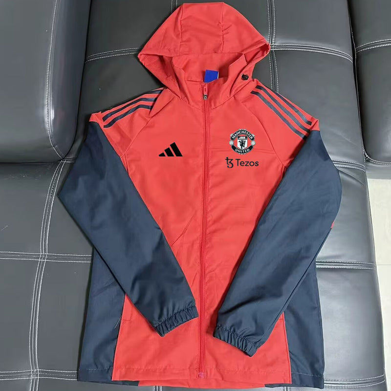 Manchester United 26/27 Cortavientos Red Windbreaker