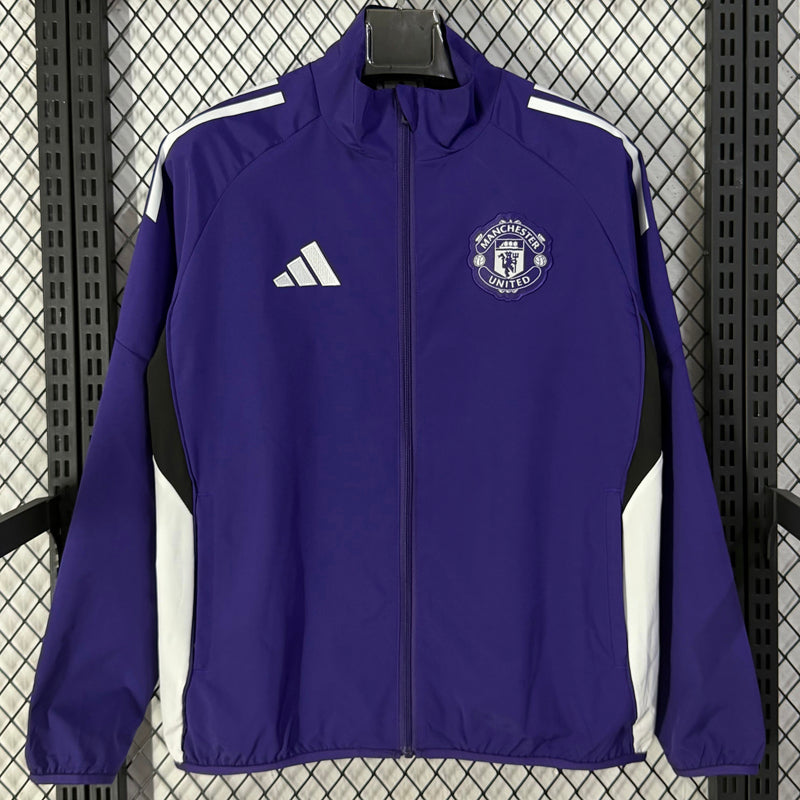Manchester United 26/27 Cortavientos Purple Windbreaker