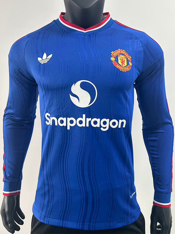 Manchester United Visitante Versión Jugador 26/27 Manga larga