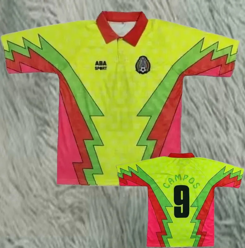 Selección de México Retro Portero Campos #9 1995 Visitante