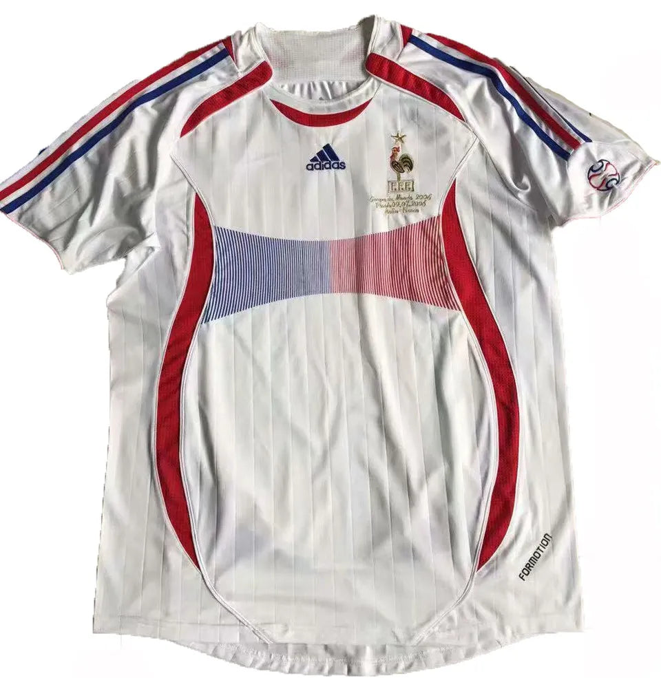 Selección de Francia Retro 2006 Visitante Blanca