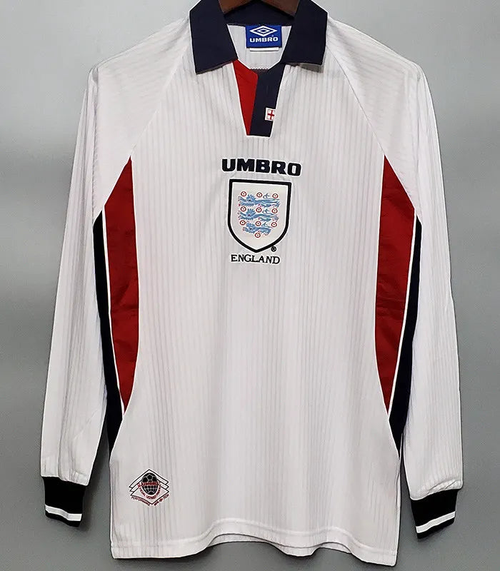 Selección de Inglaterra Retro 1998 Manga Larga