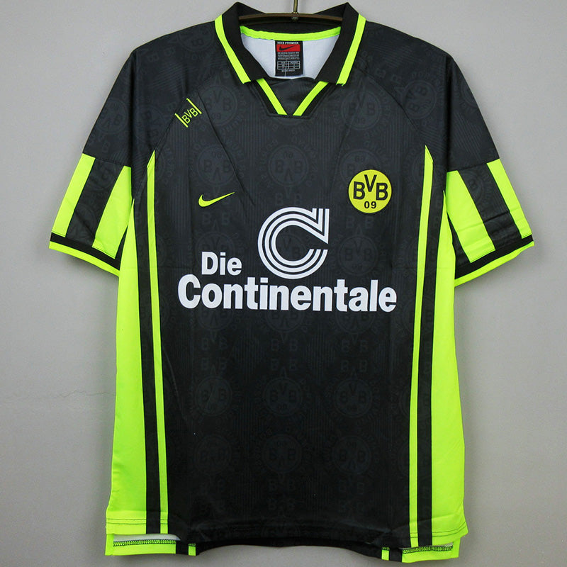 Borussia Dortmund Retro 1996/97 (Visitante Negra)