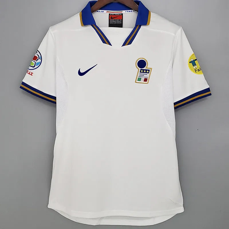 Selección de Italia Retro 1996/97 Visitante Blanca
