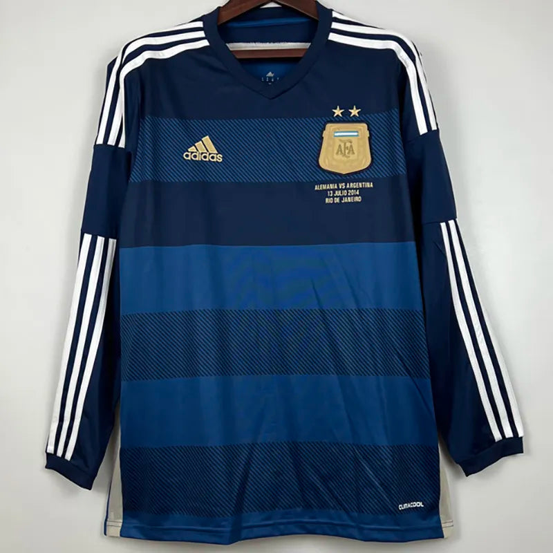 Selección de Argentina Retro 2014 Visitante Manga Larga