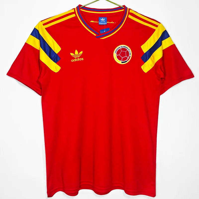 Selección de Colombia Retro 1990 Visitante Roja