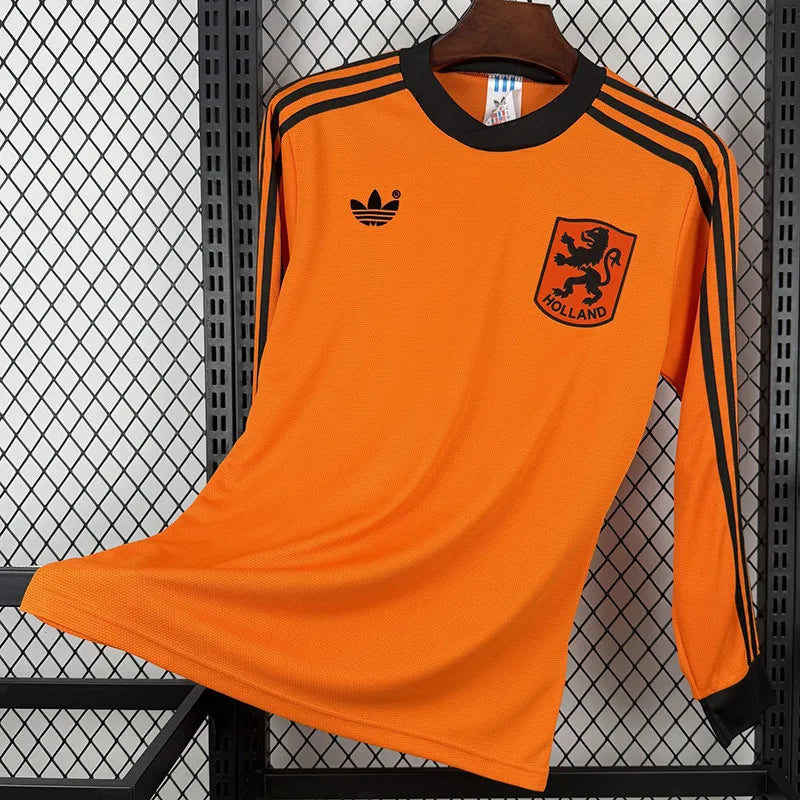 Selección de Países Bajos Retro 1990 Manga Larga