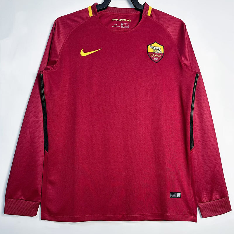 AS Roma Retro Manga Larga 2017/18