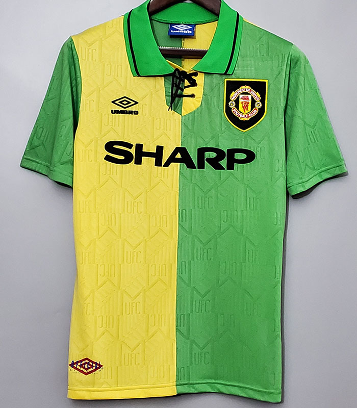 Manchester United Retro 1992/94 (Visitante Verde)