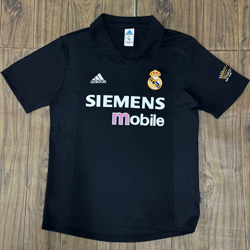 Real Madrid Retro 2002/03 (Visitante Negra)