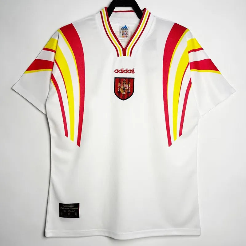Selección de España Retro 1996 Visitante Blanca