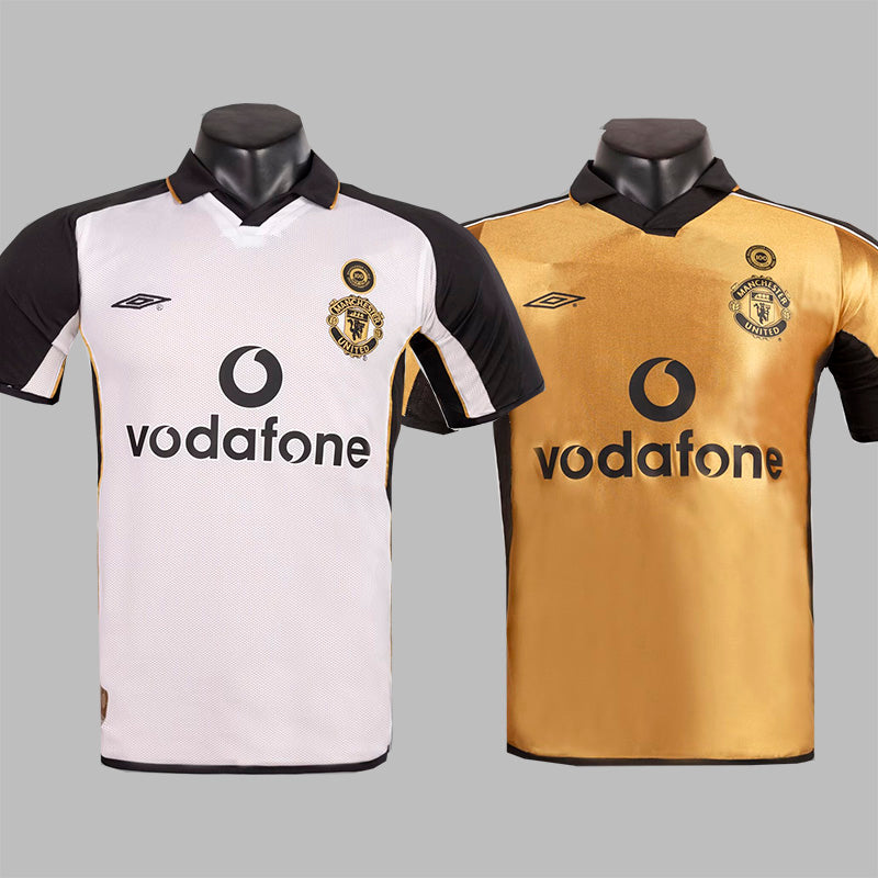 Manchester United Retro 2001/02 (100 Aniversario Doble Cara)