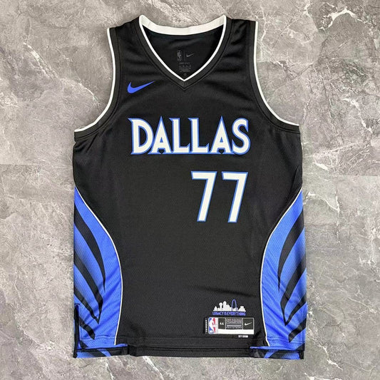 Camiseta NBA Dallas Mavericks – DONCIC #77 – City Edition · negra · 2026/27 - vista 1
