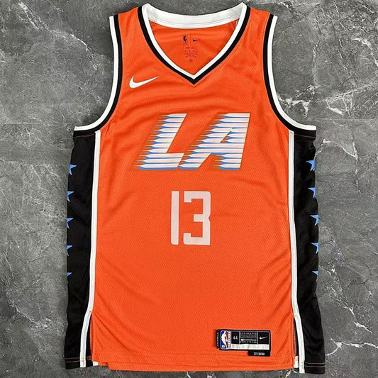 Camiseta NBA LA Clippers – GEORGE #13 – City Edition · naranja · 2026 - vista 1