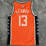 Camiseta NBA LA Clippers – GEORGE #13 – City Edition · naranja · 2026 - vista 2