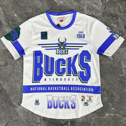 Camiseta NBA retro Milwaukee Bucks – Retro · blanca · 2026 - vista 1