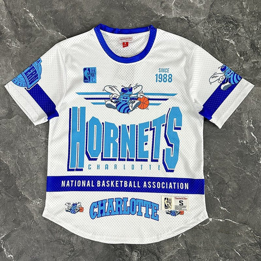 Camiseta NBA retro Charlotte Hornets – Retro · blanca · 2026 - vista 1