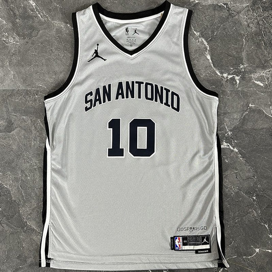Camiseta NBA San Antonio Spurs – DEROZAN #10 – gris · 2026 - vista 1