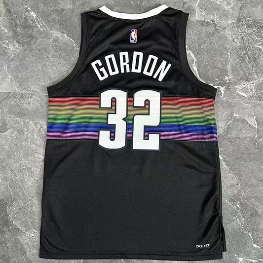 Camiseta NBA Denver Nuggets – GORDON #32 – negra · 2026 - vista 2