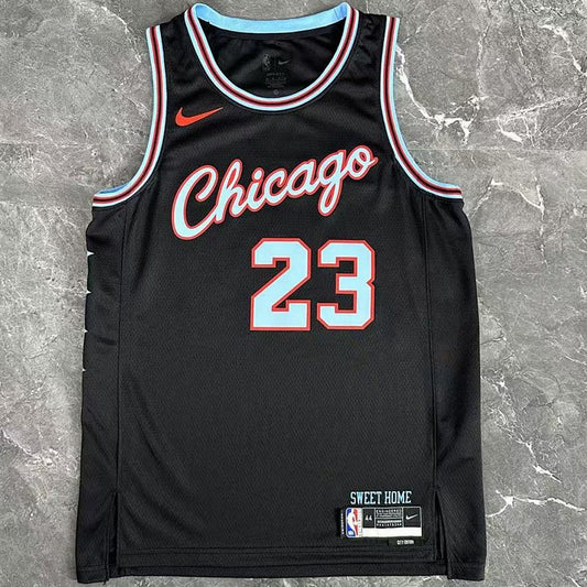 Camiseta NBA Chicago Bulls – JORDAN #23 – negra · 2026 - vista 1
