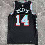 Camiseta NBA Chicago Bulls – BUZELIS #14 – negra · 2026 - vista 2