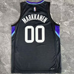 Camiseta NBA Utah Jazz – MARKKANEN #00 – negra · 2026 - vista 2