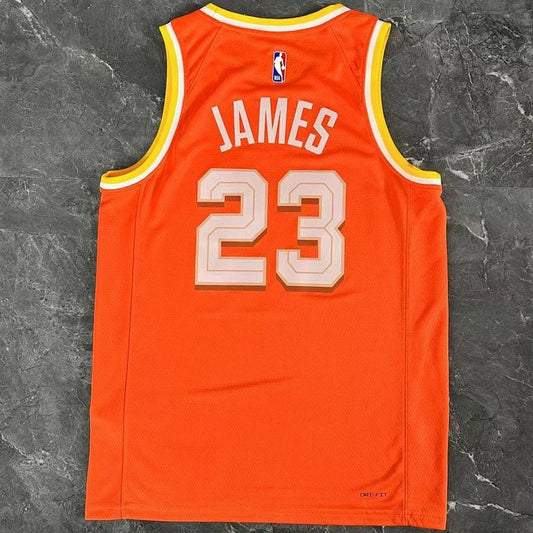 Camiseta NBA Cleveland Cavaliers – JAMES #23 – City Edition · naranja · 2026 - vista 2