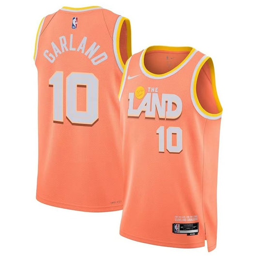 Camiseta NBA Cleveland Cavaliers – GARLAND #10 – City Edition · naranja · 2026 - vista 1