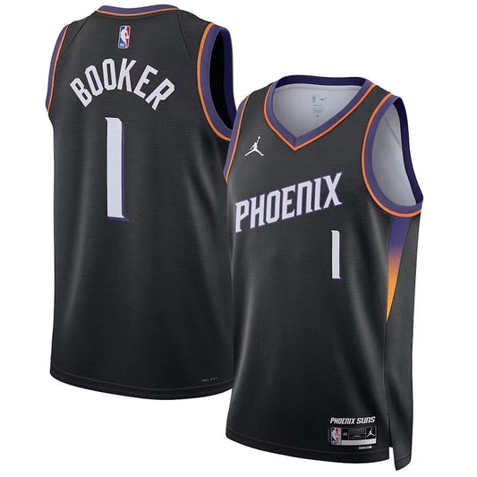Camiseta NBA Phoenix Suns – BOOKER #1 – negra · 2026 - vista 1