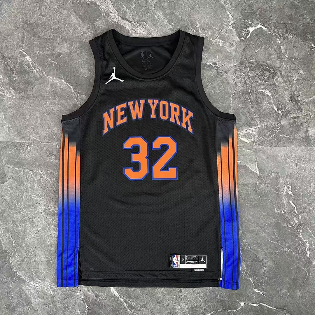 Camiseta NBA New York Knicks – TOWNS #32 – negra · 2026 - vista 1