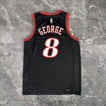 Camiseta NBA retro Philadelphia 76ers – GEORGEG #8 – Retro · negra · 2026 - vista 2