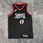Camiseta NBA retro Philadelphia 76ers – MAXEY #0 – City Edition · negra · 2026 - vista 1