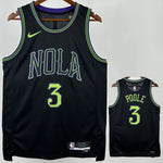 Camiseta NBA New Orleans Pelicans – POOLE #3 – negra · 2026 - vista 1
