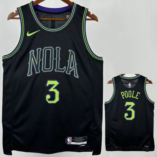 Camiseta NBA New Orleans Pelicans – POOLE #3 – negra · 2026 - vista 1