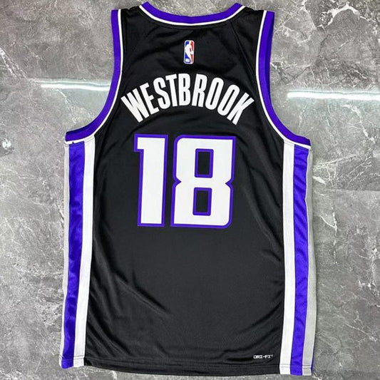Camiseta NBA Sacramento Kings – WESTBROOK #18 – negra · 2026 - vista 2