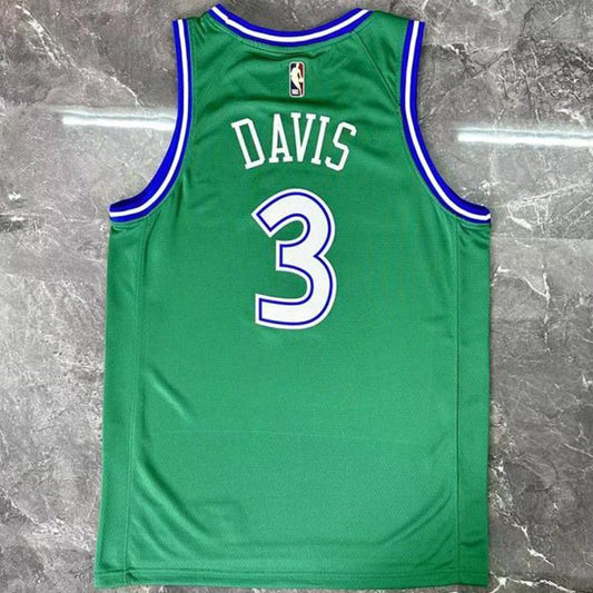 Camiseta NBA retro Dallas Mavericks – DAVIS #3 – Retro · verde · 2026 - vista 2