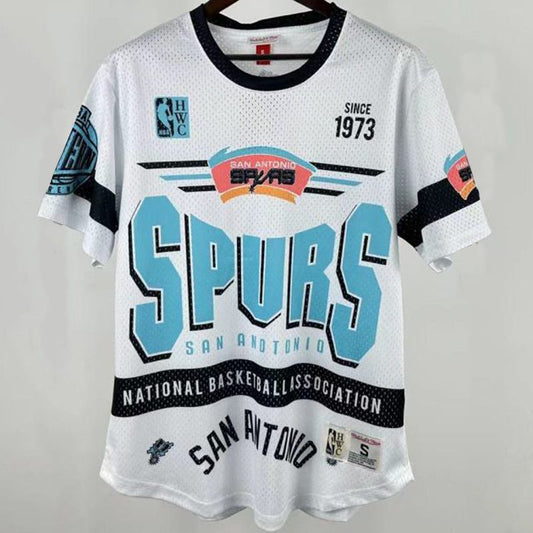 Camiseta casual NBA San Antonio Spurs – Retro · blanca · 2026 - vista 1