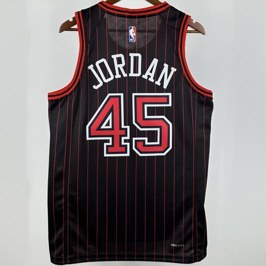 Camiseta NBA Chicago Bulls – JORDAN #45 – negra · 2025/26 - vista 2