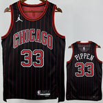 Camiseta NBA Chicago Bulls – PIPPEN #33 – negra · 2025/26 - vista 1