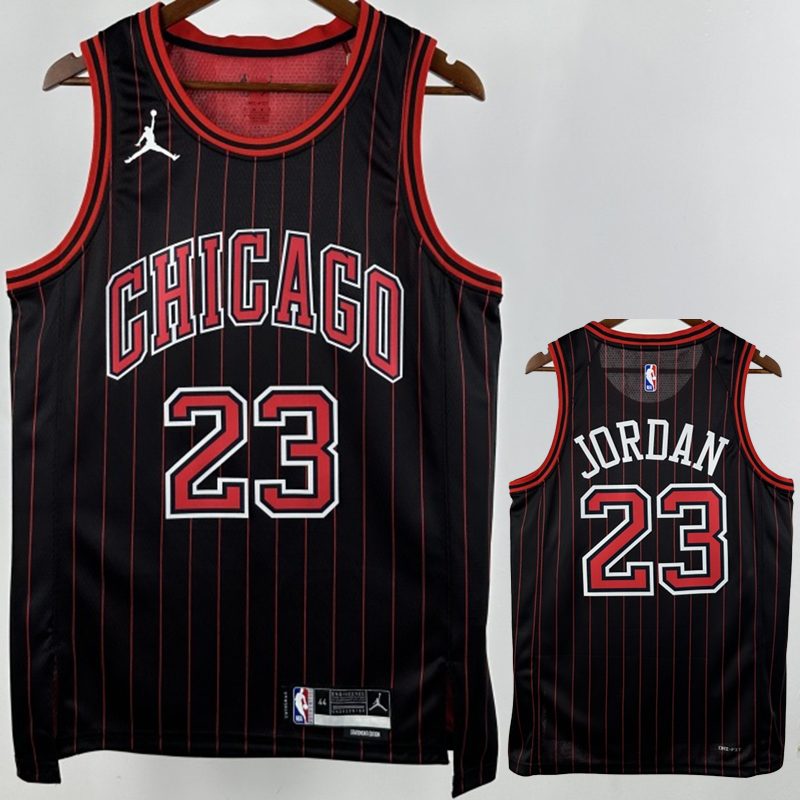Camiseta NBA Chicago Bulls – JORDAN #23 – negra · 2025/26 - vista 1