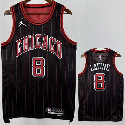 Camiseta NBA Chicago Bulls – LAVINE #8 – negra · 2025/26 - vista 1