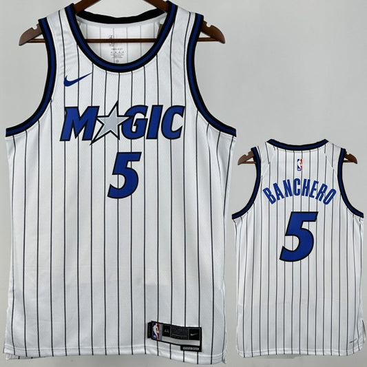 Camiseta NBA Orlando Magic – BANCHERO #5 – blanca · 2026 - vista 1
