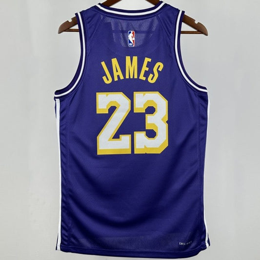 Camiseta NBA Los Angeles Lakers – JAMES #23 – morada · 2026 - vista 2