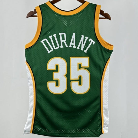 Camiseta NBA Seattle SuperSonics – DURANT #35 – verde · 2007/08 - vista 2