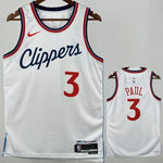 Camiseta NBA LA Clippers – PAUL #3 – blanca · 2025 - vista 1