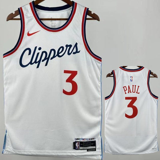 Camiseta NBA LA Clippers – PAUL #3 – blanca · 2025 - vista 1