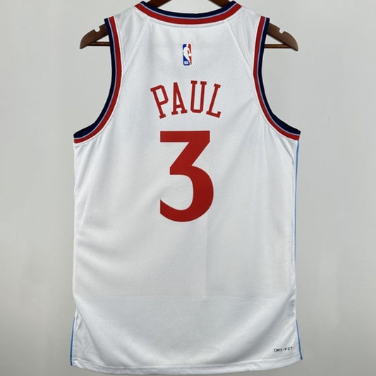 Camiseta NBA LA Clippers – PAUL #3 – blanca · 2025 - vista 2