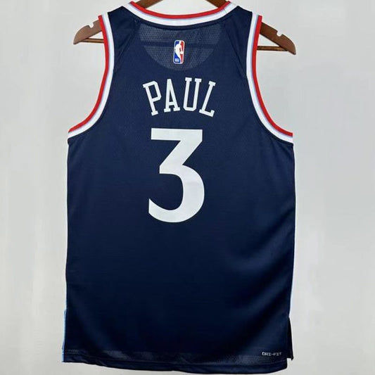 Camiseta NBA LA Clippers – PAUL #3 – azul oscuro · 2025 - vista 2